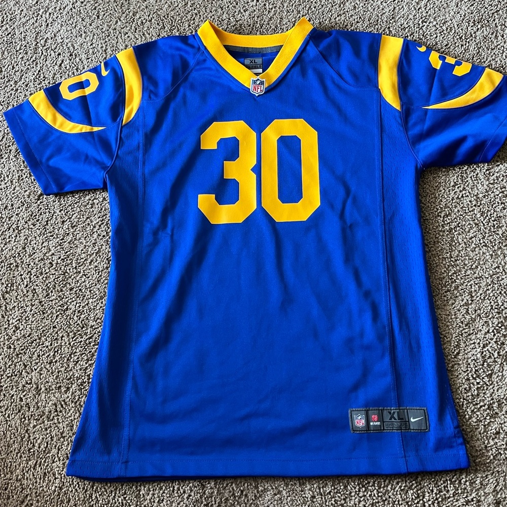Nike branded LA Rams Todd Gurley II jersey
